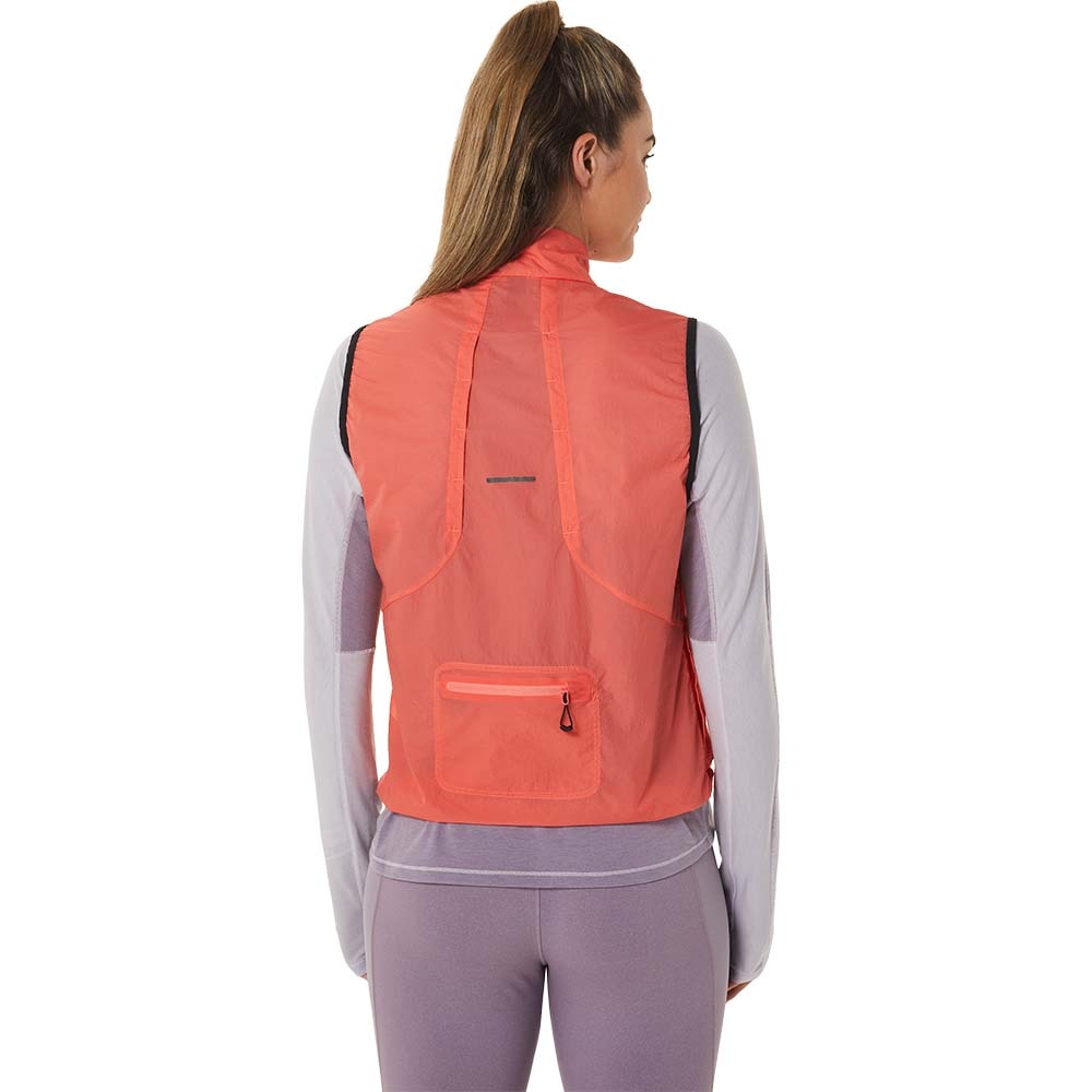 Asics Metarun Packable Vest Dame Rosa