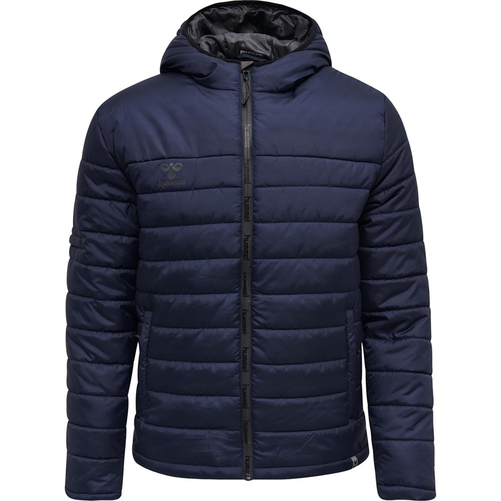 Hummel North Quilted Hood Jakke Marine Barn