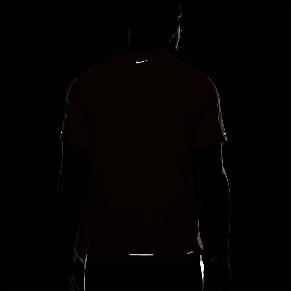 Nike Dri-Fit Rise 365 Running Division Kortermet Trøye Herre Oransje