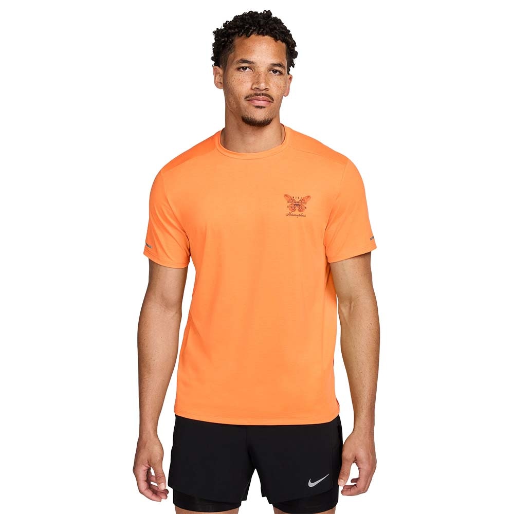 Nike Dri-Fit Rise 365 Running Division Kortermet Trøye Herre Oransje