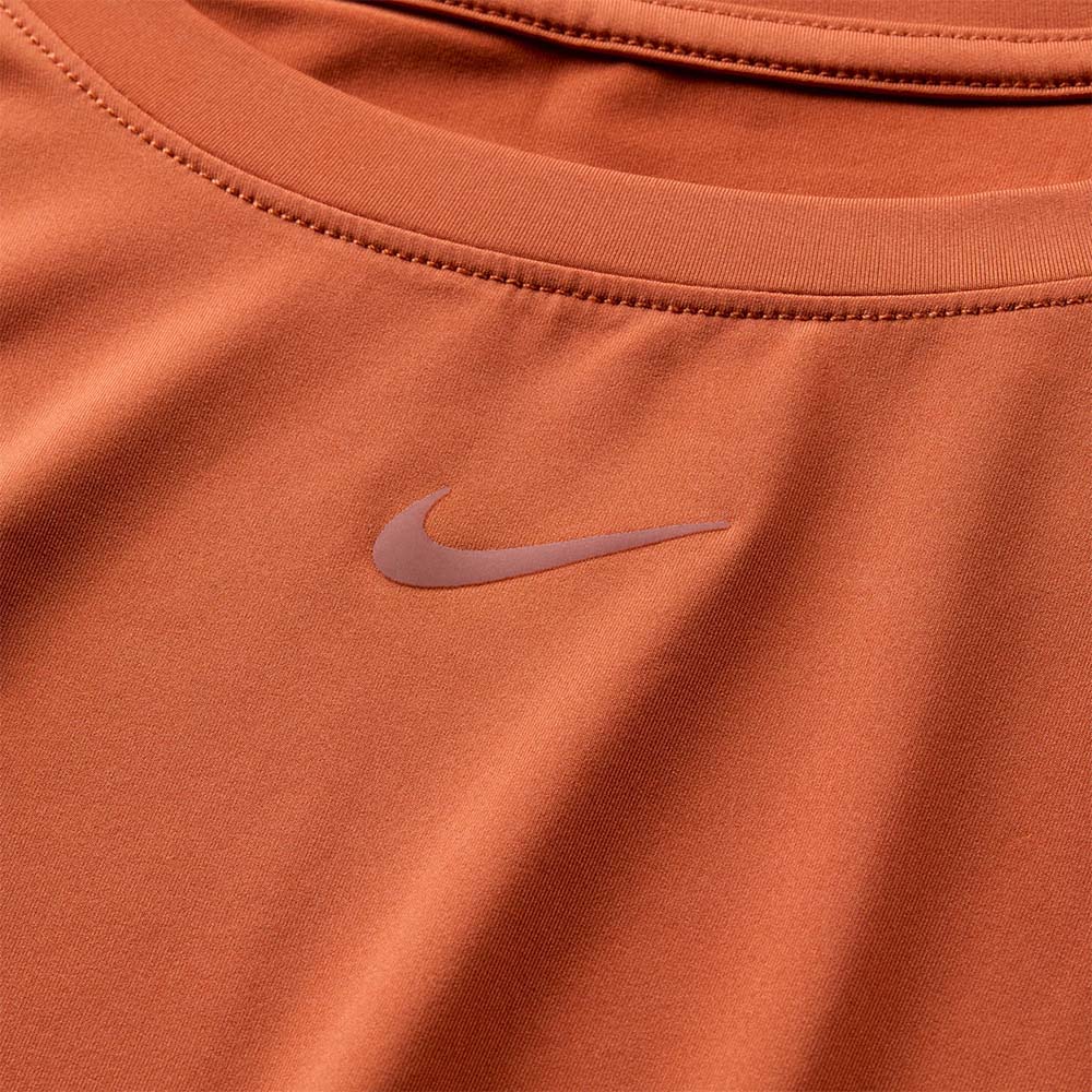 Nike Dri-Fit One Classic Kortermet Trøye Dame Rød/Oransje