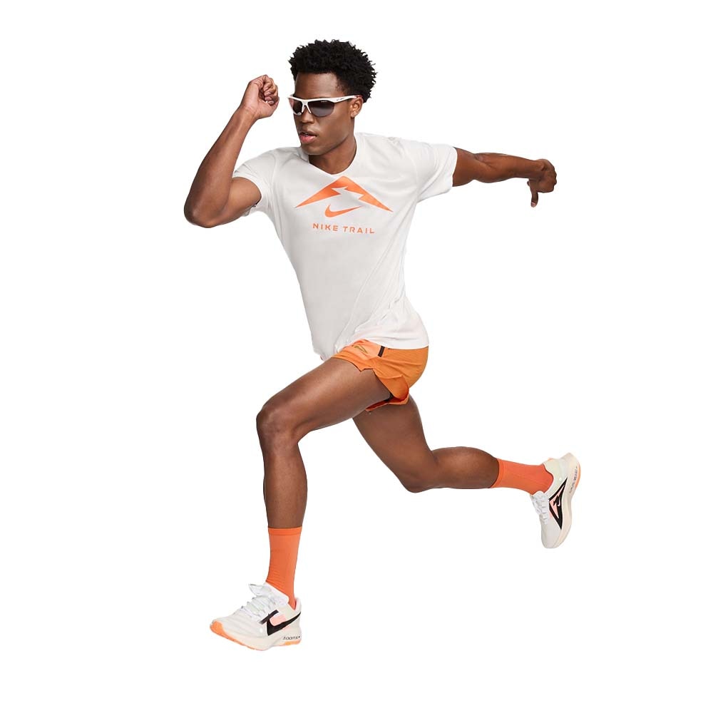 Nike Dri-Fit Trail Flex Stride 5' Løpeshorts Herre Oransje