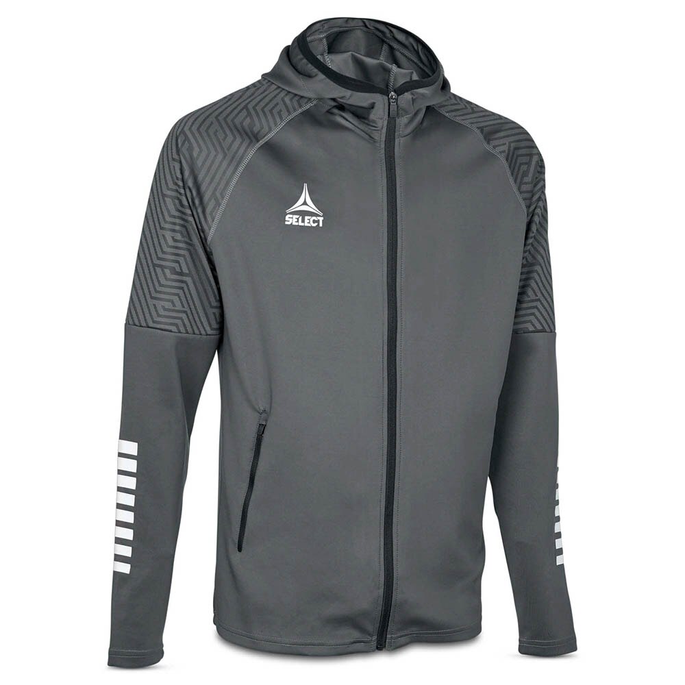 Select Zip Hoodie Hettegenser Monaco Barn Grå