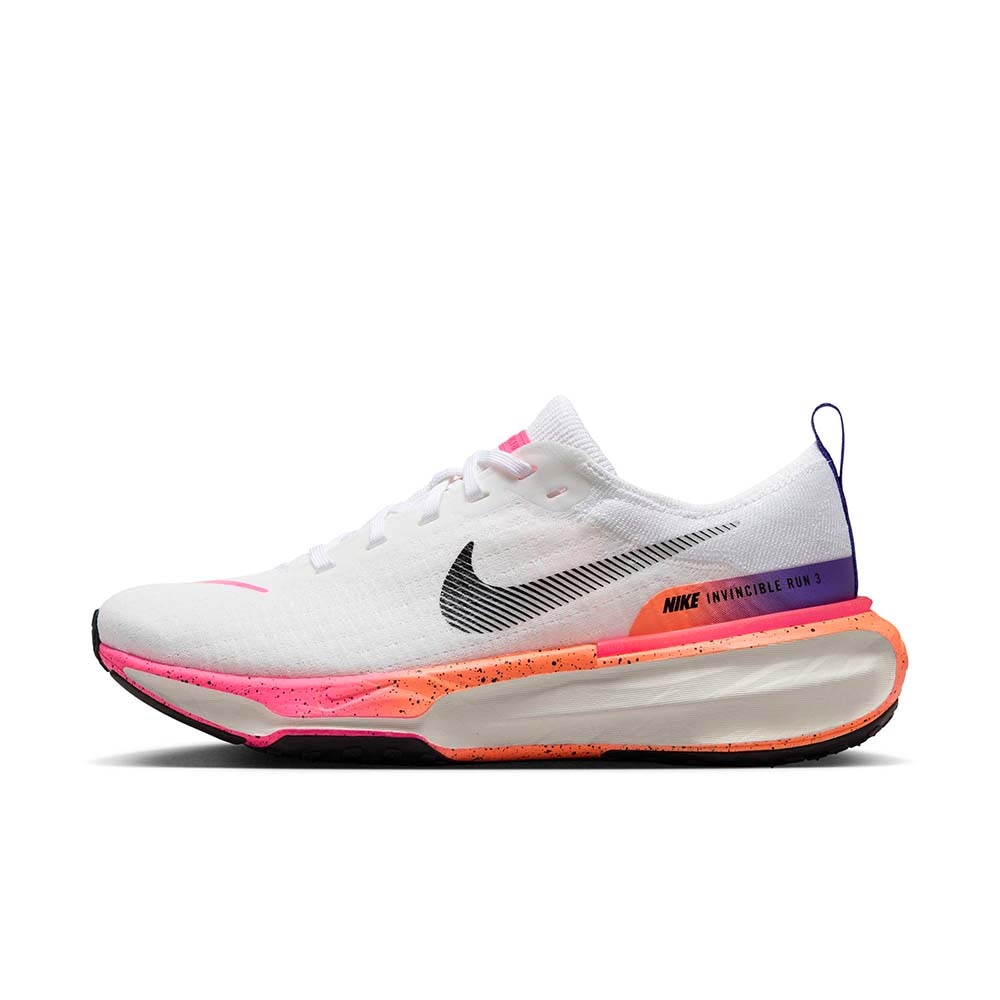 Nike ZoomX Invincible Run Flyknit 3 Joggesko Dame Hvit/Rosa/Oransje