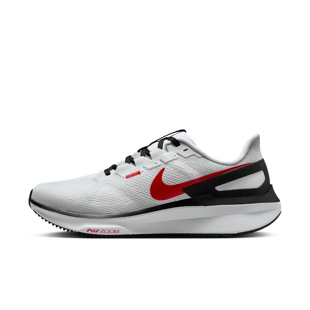 Nike Air Zoom Structure 25 Joggesko Herre Hvit/Sort/Rød