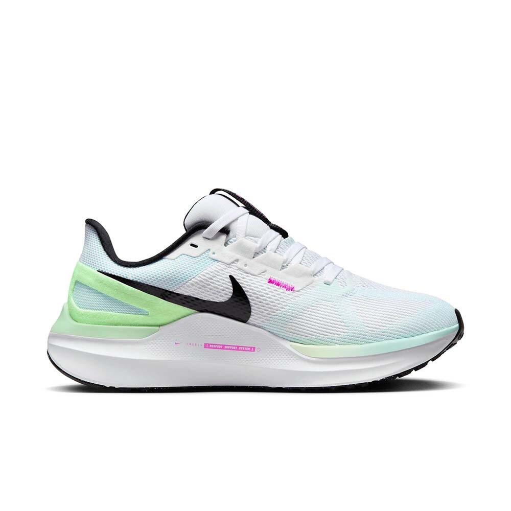 Nike Air Zoom Structure 25 Joggesko Dame Hvit/Turkis/Grønn