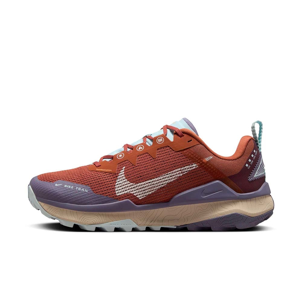 Nike React Wildhorse 8 Joggesko Dame Rød/Lilla/Turkis