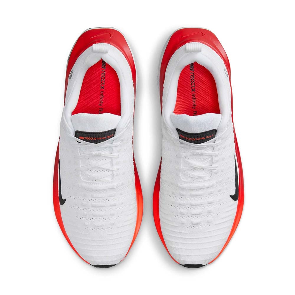 Nike React InfinityRN 4 Joggesko Herre Hvit/Rød/Sort