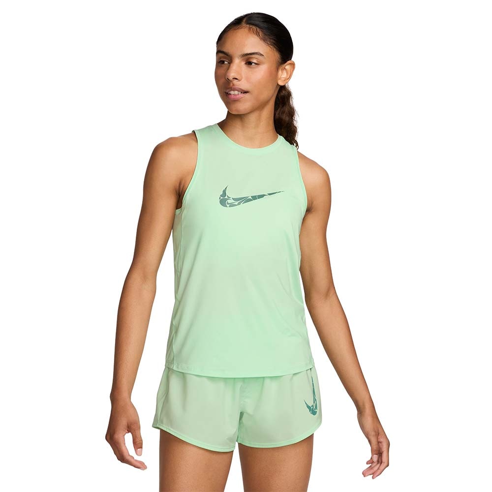 Nike One Swoosh Tank Dame Grønn