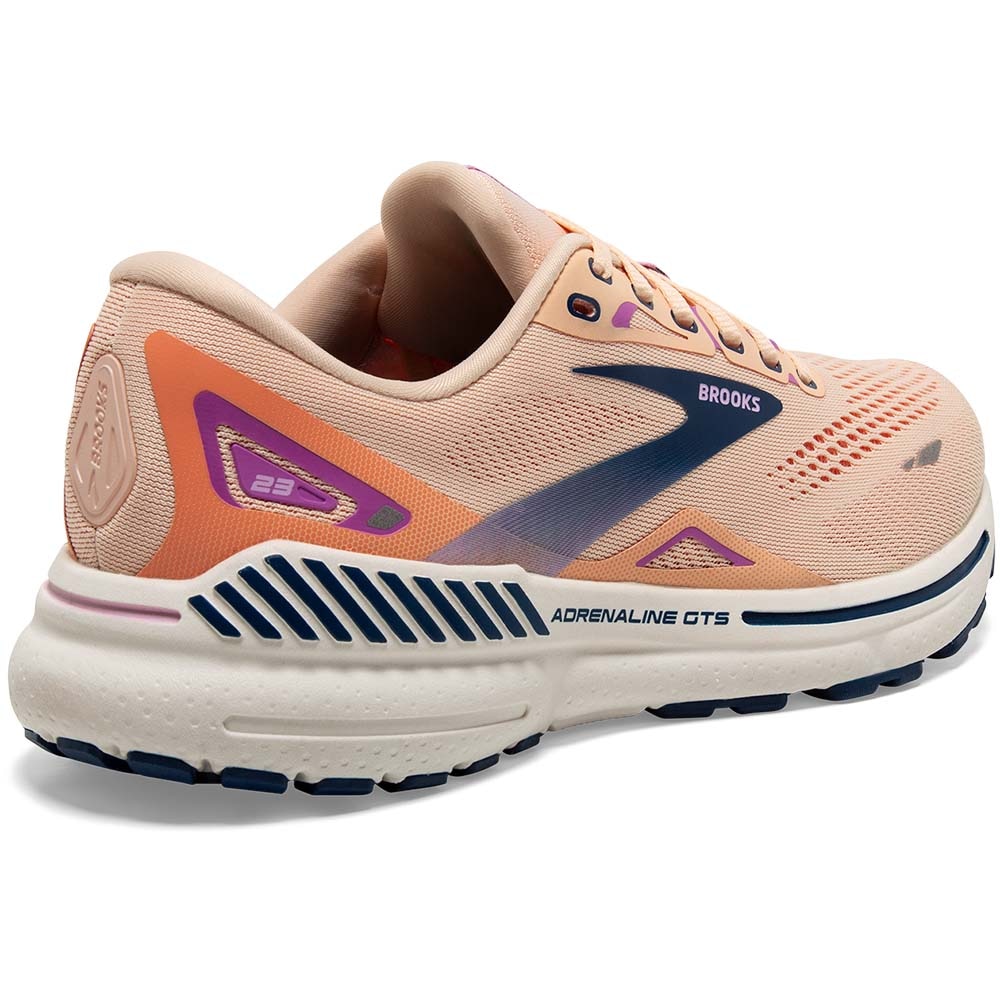 Brooks Adrenaline GTS 23 Joggesko Dame Rosa/Oransje/Marine