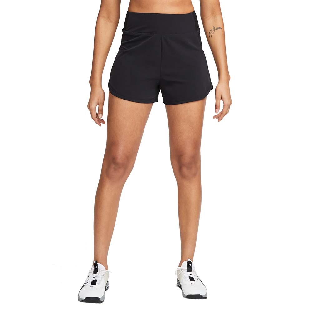 Nike Dri-Fit High-Rise Bliss 3" Løpeshorts Dame Sort