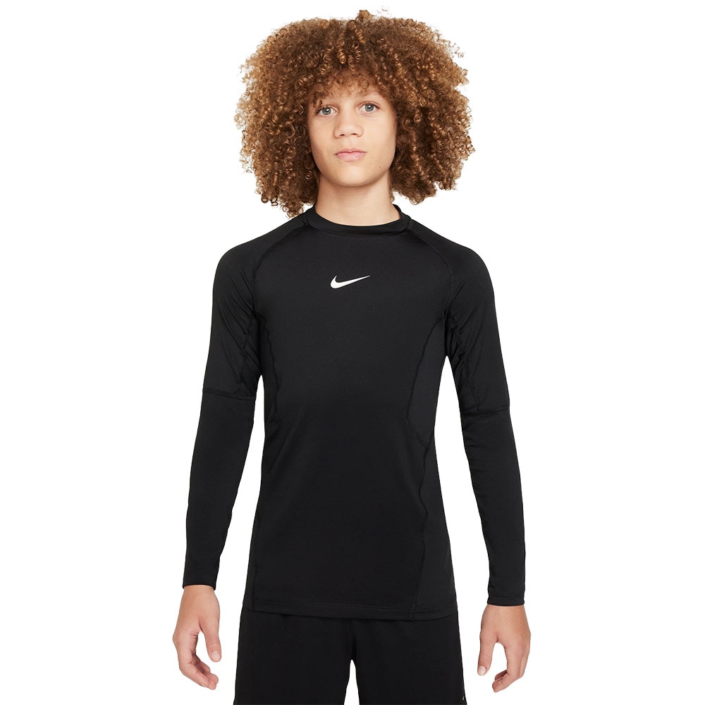 Nike Pro Baselayer Langermet Barn Sort