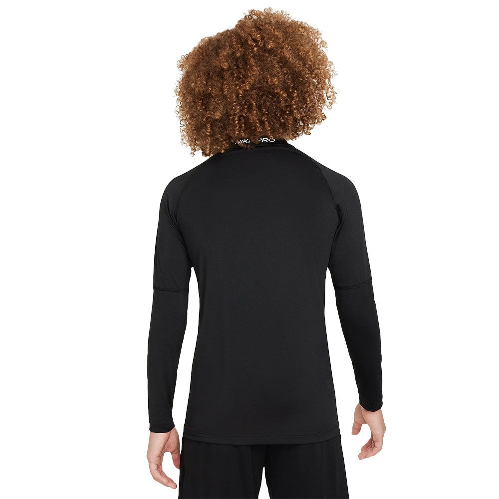 Nike Pro Baselayer Langermet Barn Sort