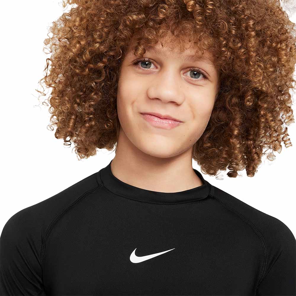 Nike Pro Baselayer Langermet Barn Sort