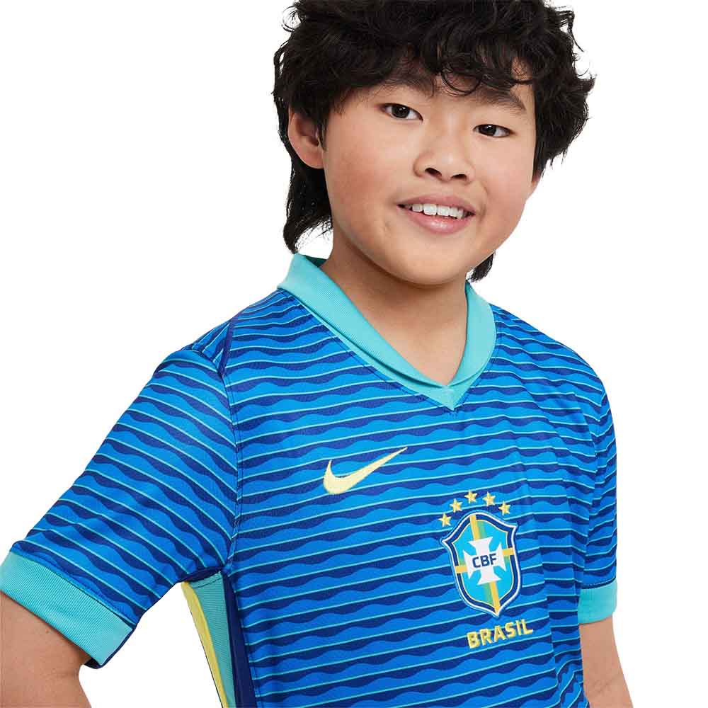 Nike Brasil Fotballdrakt 2024 Barn Borte