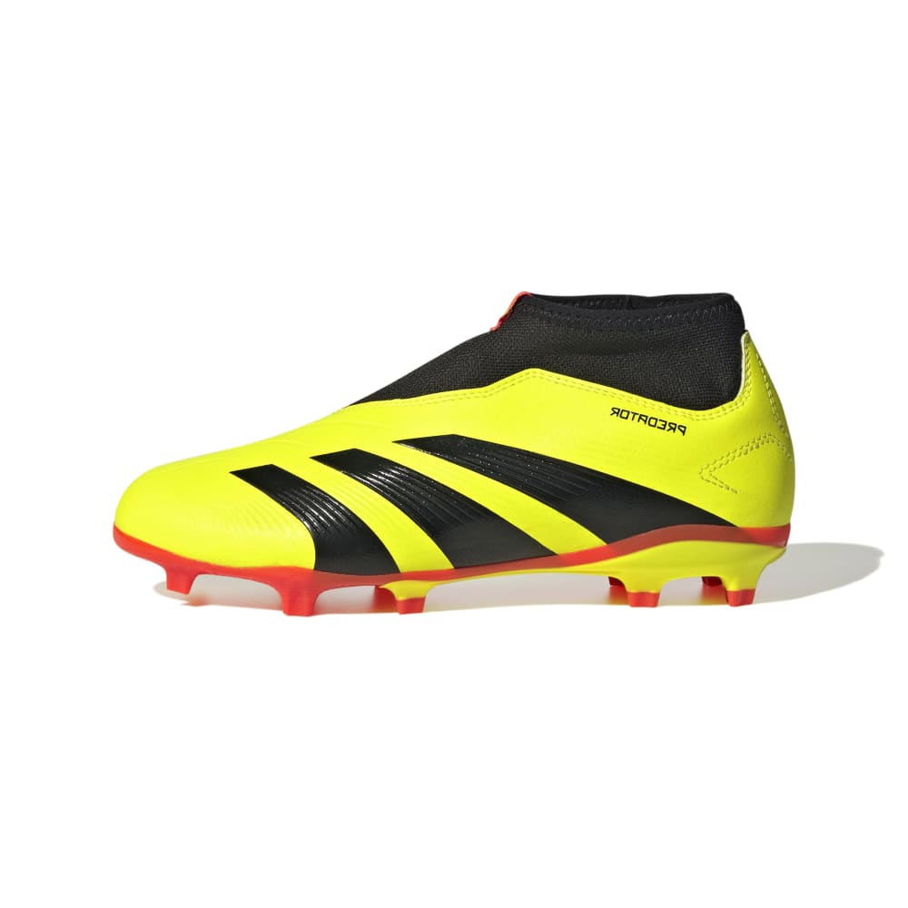 Adidas Predator League Laceless FG/AG Fotballsko Barn Energy Citrus