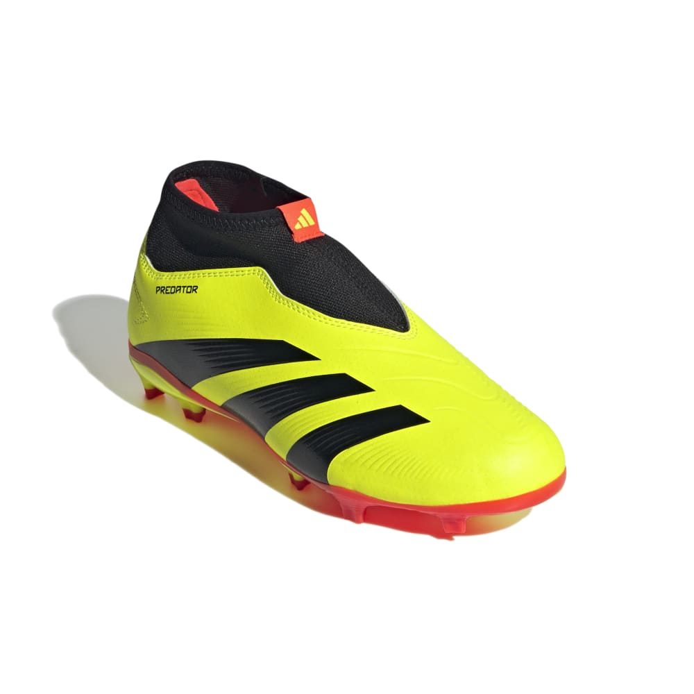 Adidas Predator League Laceless FG/AG Fotballsko Barn Energy Citrus