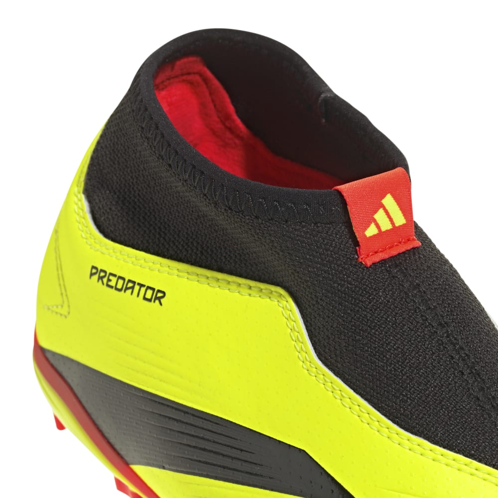 Adidas Predator League Laceless FG/AG Fotballsko Barn Energy Citrus