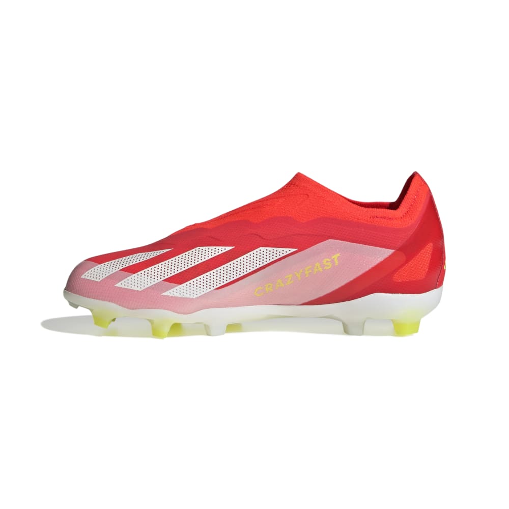 Adidas X Crazyfast Elite FG/AG Laceless Fotballsko Barn Energy Citrus