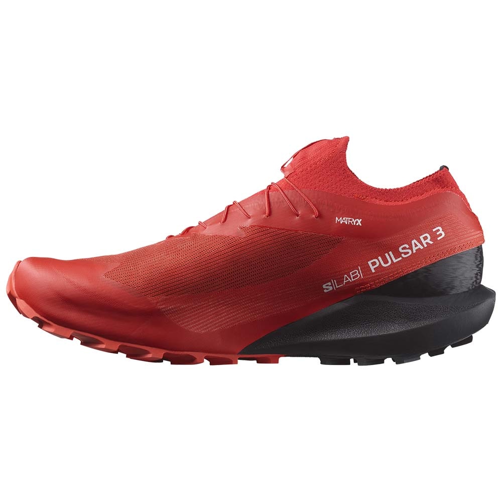 Salomon S/Lab Pulsar 3 Joggesko Rød/Sort