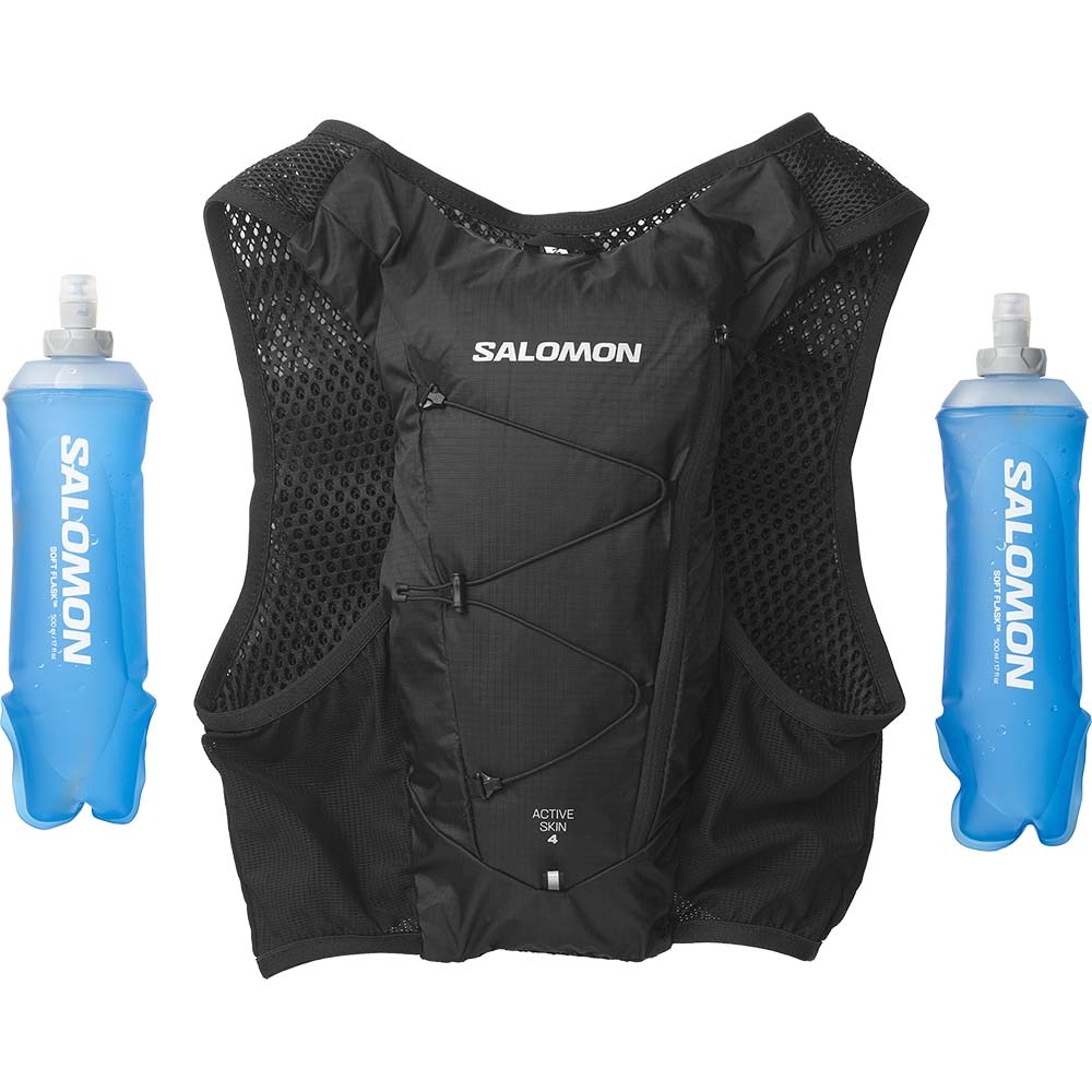 Salomon Active Skin 4 Løpevest Sort