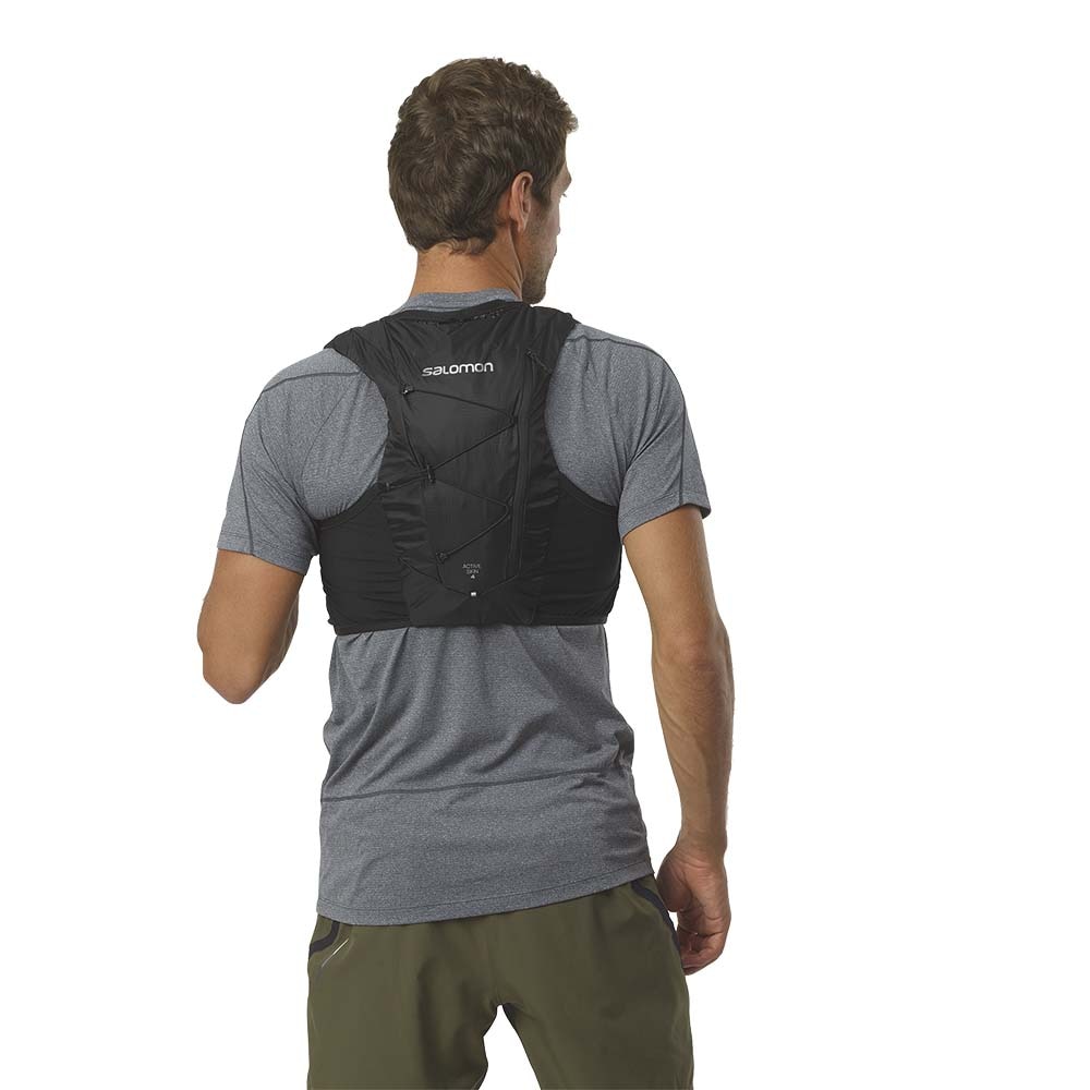 Salomon Active Skin 4 Løpevest Sort