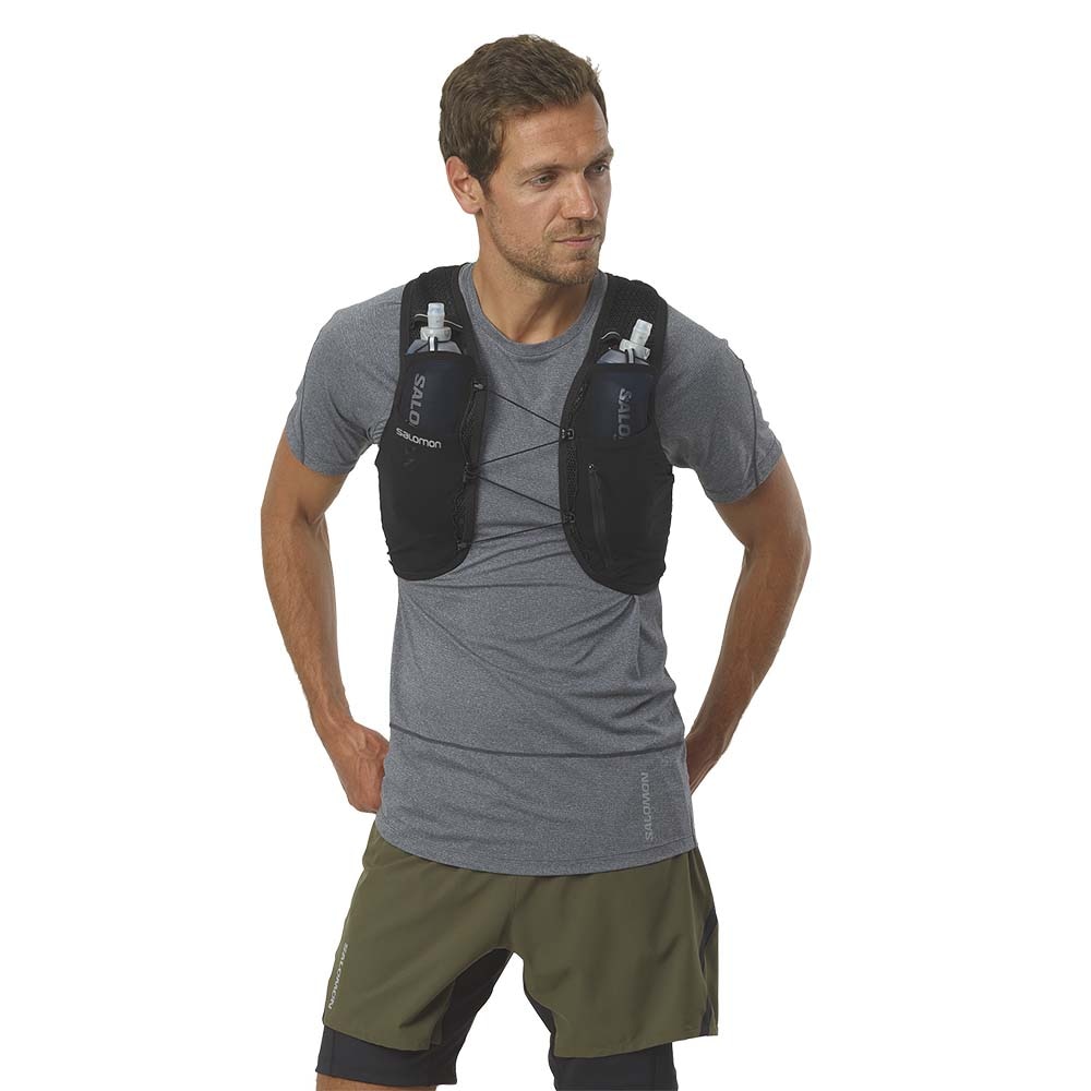 Salomon Active Skin 4 Løpevest Sort