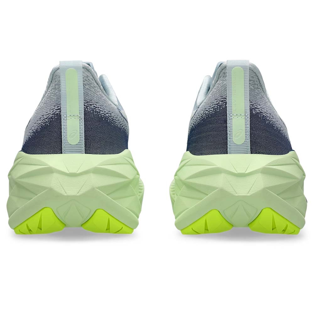 Asics Novablast 4 Joggesko Dame Grå/Blå/Grønn
