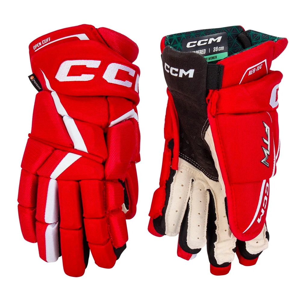 Ccm JetSpeed FTW Dame Hockeyhanske Rød