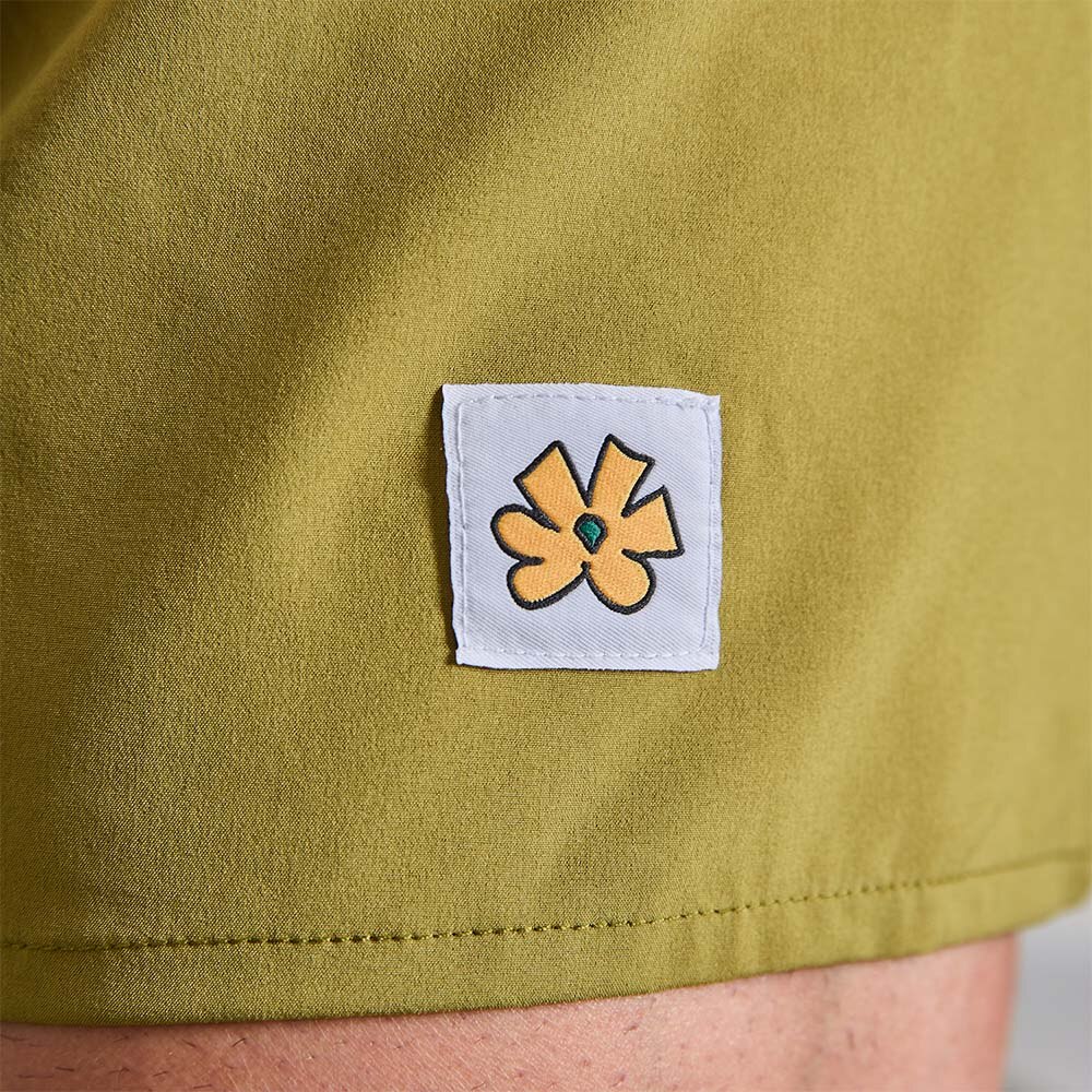 Saysky Flower Pace 5' Løpeshorts Herre Gul/Oransje