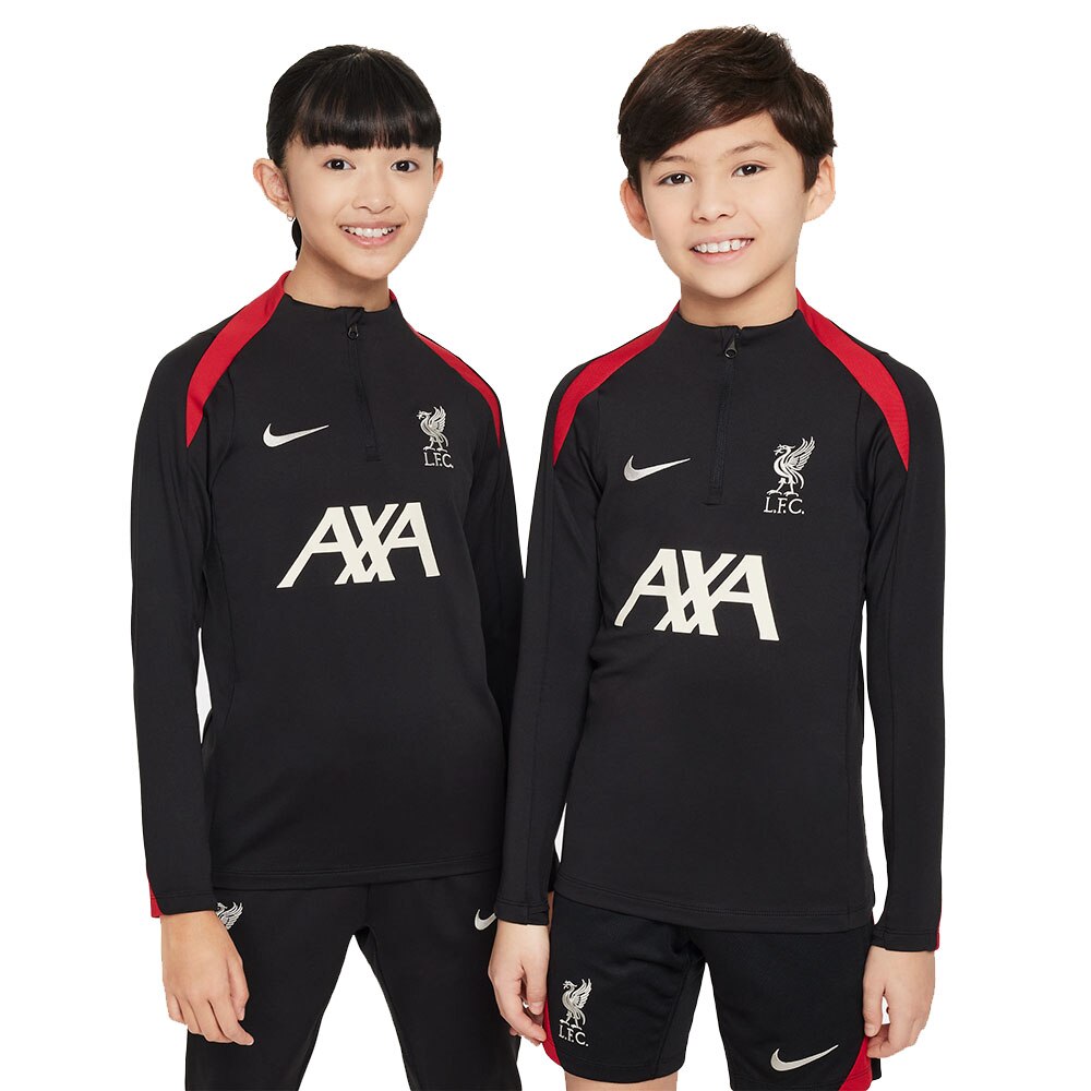 Nike Liverpool FC Dri-FIT Strike Treningsgenser 24/25 Barn Sort