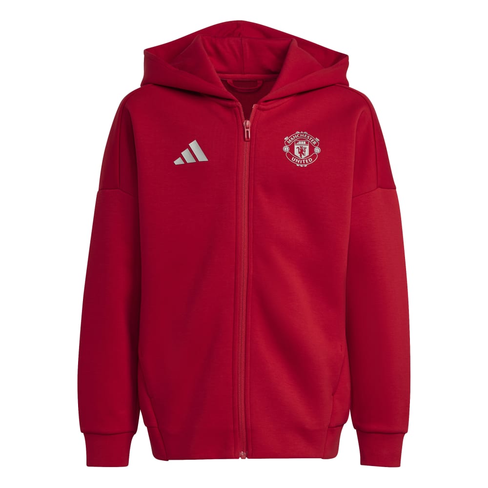 Adidas Manchester United Anthem Jakke Barn Rød