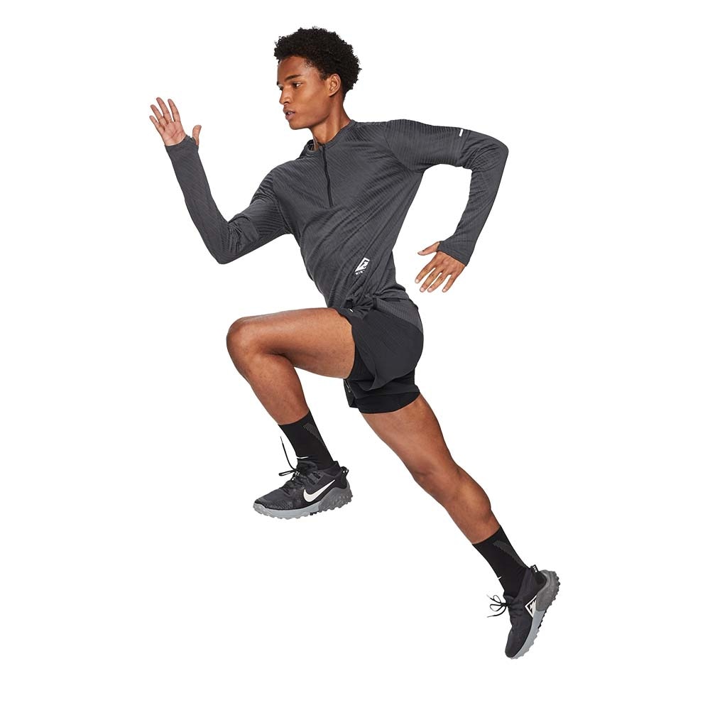 Nike Dri-Fit Trail Flex Stride 5' Løpeshorts Herre Grå