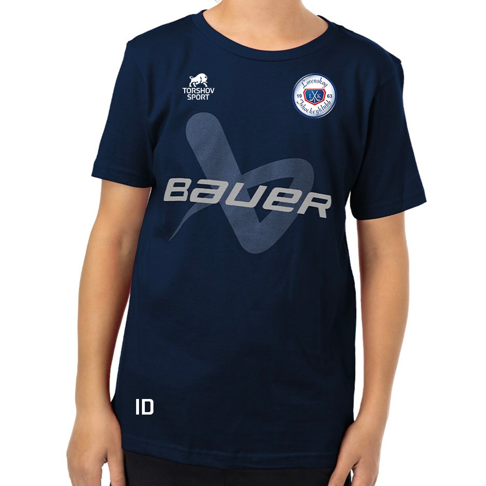 Bauer Lørenskog Hockey Core Lockup Barn T-skjorte