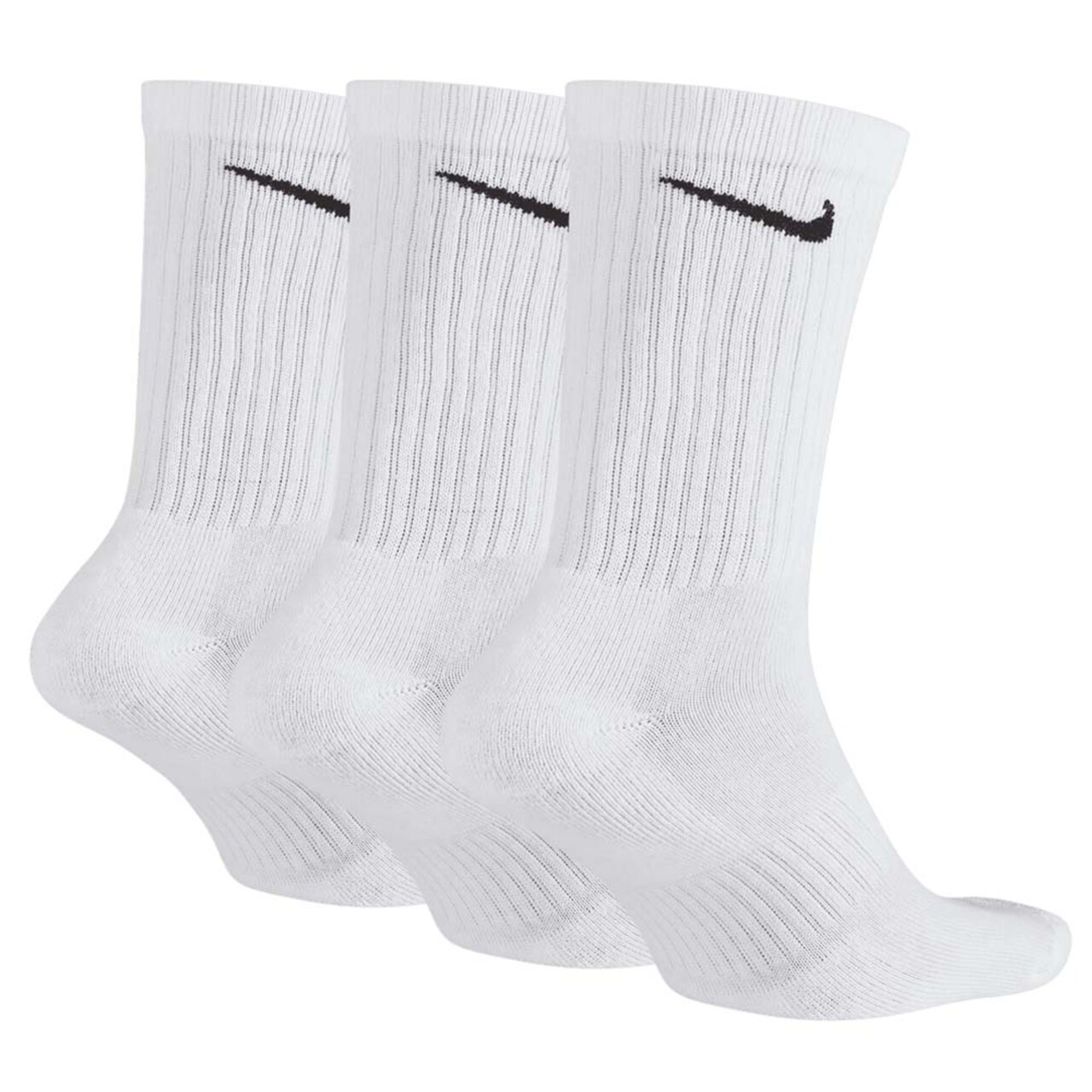 Nike Everyday Crew Sokker 3-Pack Hvit