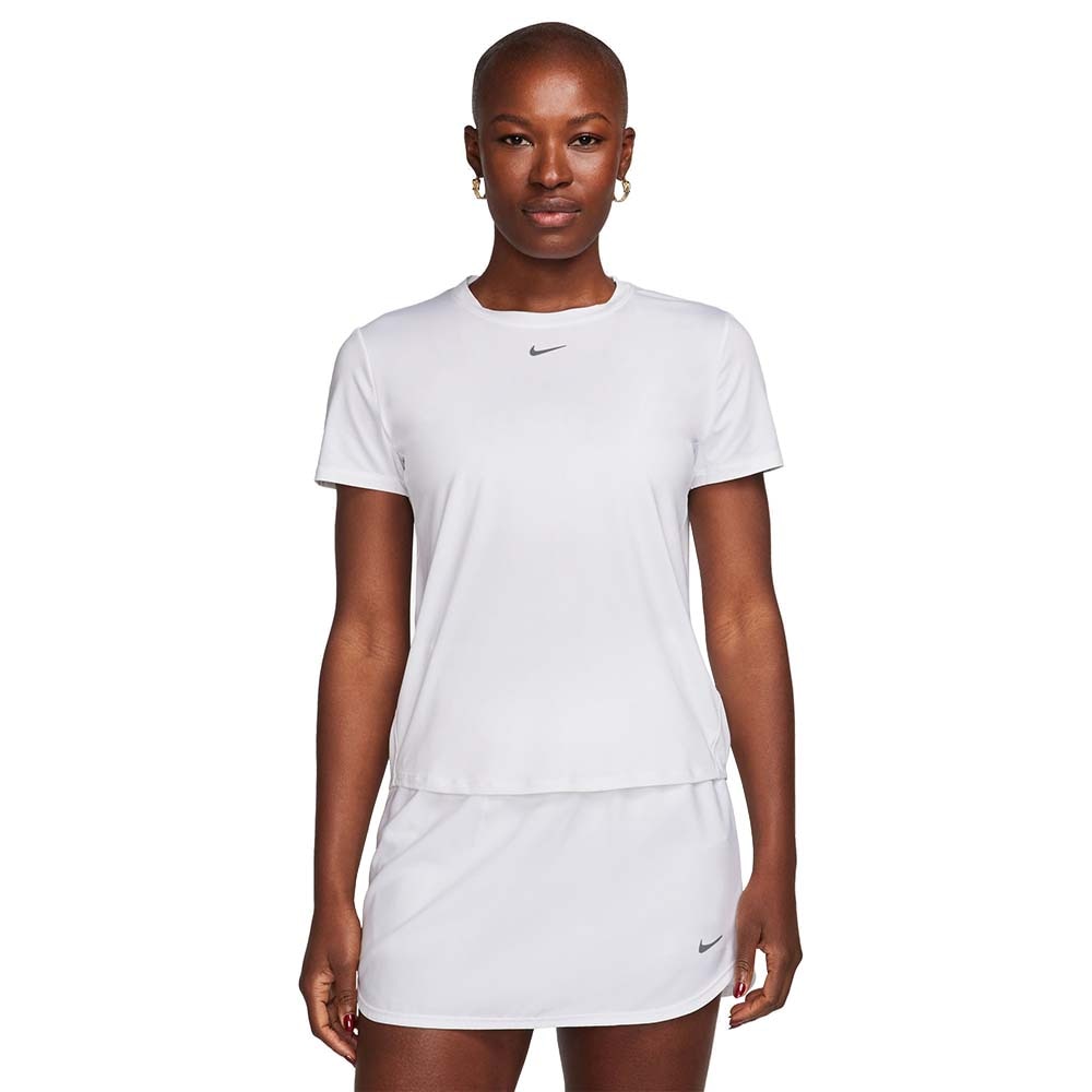 Nike Dri-Fit One Classic Kortermet Trøye Dame Hvit