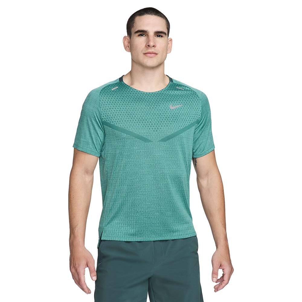 Nike Dri-Fit ADV TechKnit Ultra Kortermet Trøye Herre Grønn/Blå