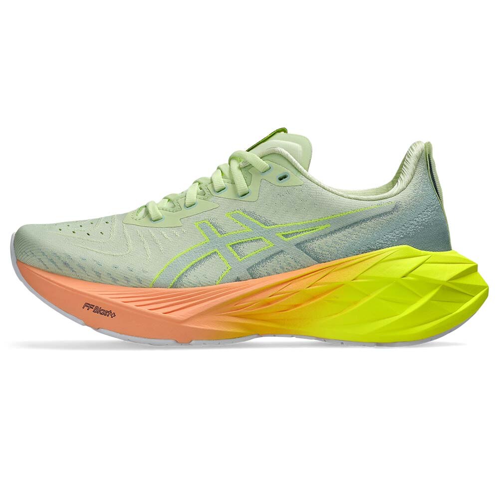 Asics Novablast 4 Paris Joggesko Dame Grønn/Oransje/Gul