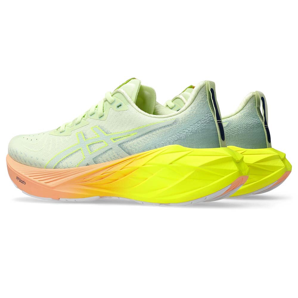 Asics Novablast 4 Paris Joggesko Dame Grønn/Oransje/Gul