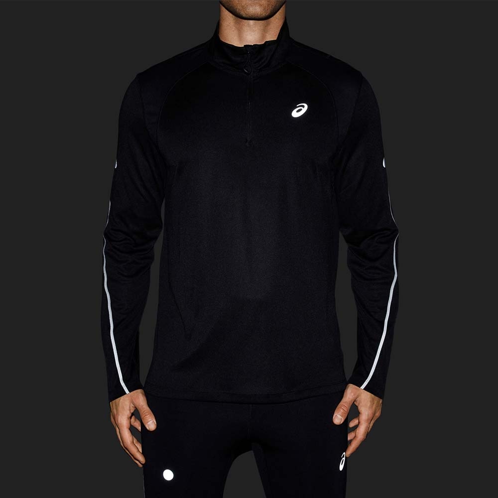 Asics Road Lite-Show Half-Zip Trøye Herre Sort