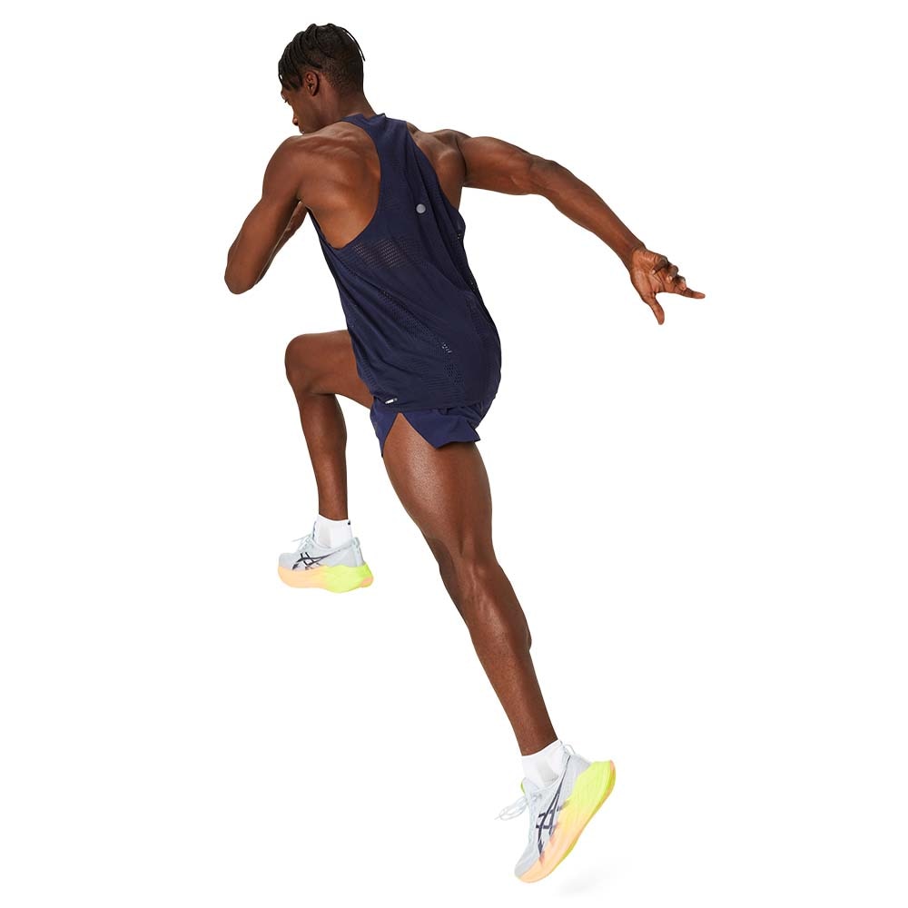 Asics MetaRun Singlet Herre Blå/Lilla