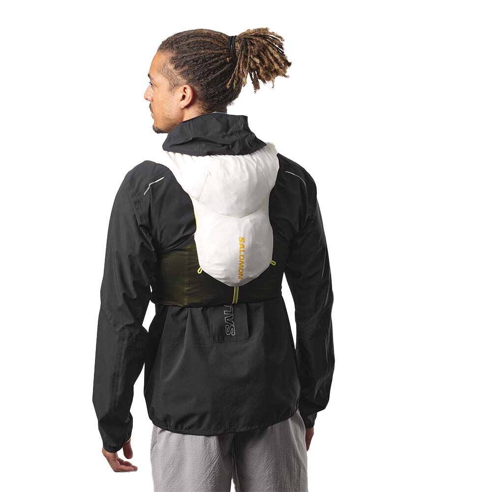 Salomon Advanced Skin 5 Set Løpevest Sort/Hvit/Gul