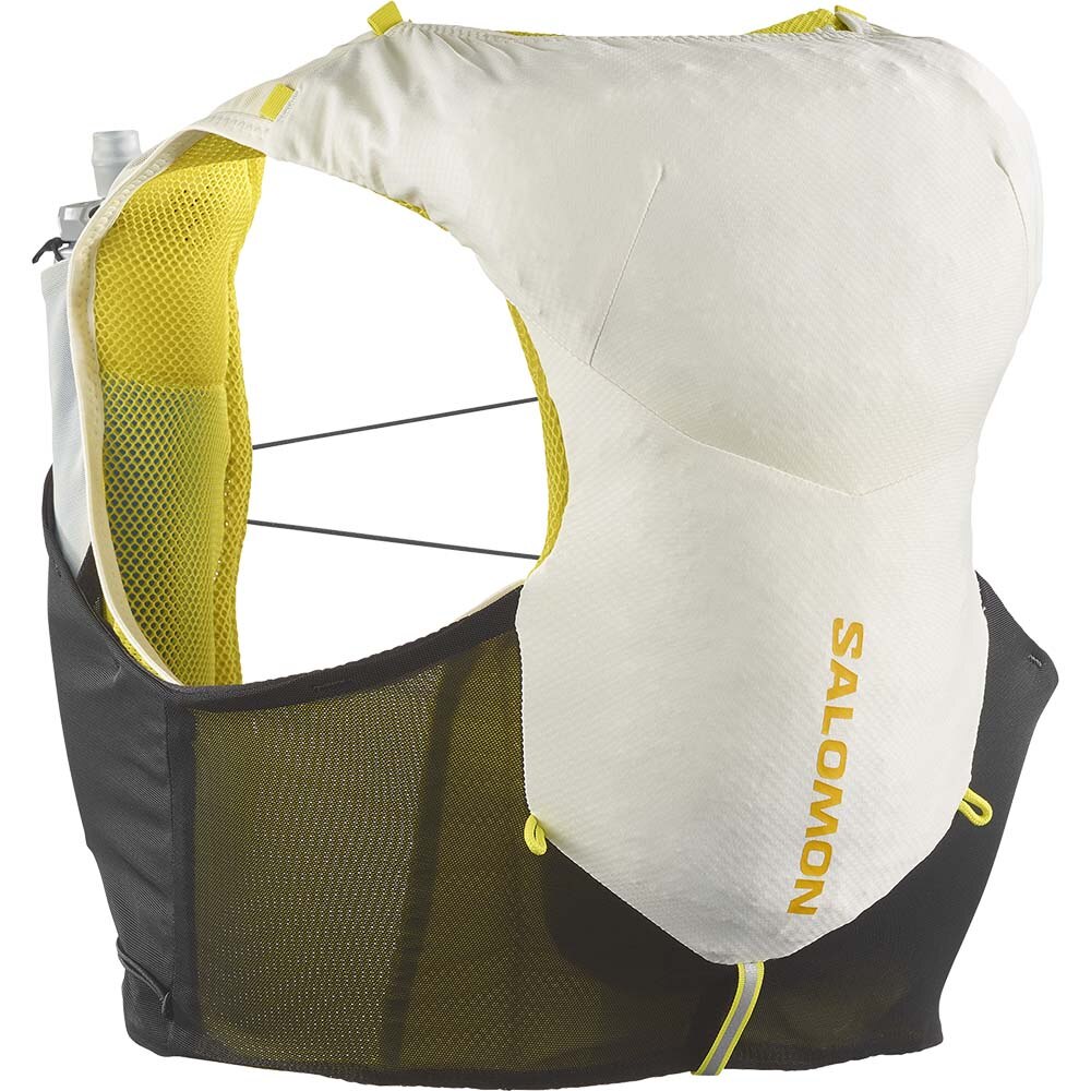 Salomon Advanced Skin 5 Set Løpevest Sort/Hvit/Gul
