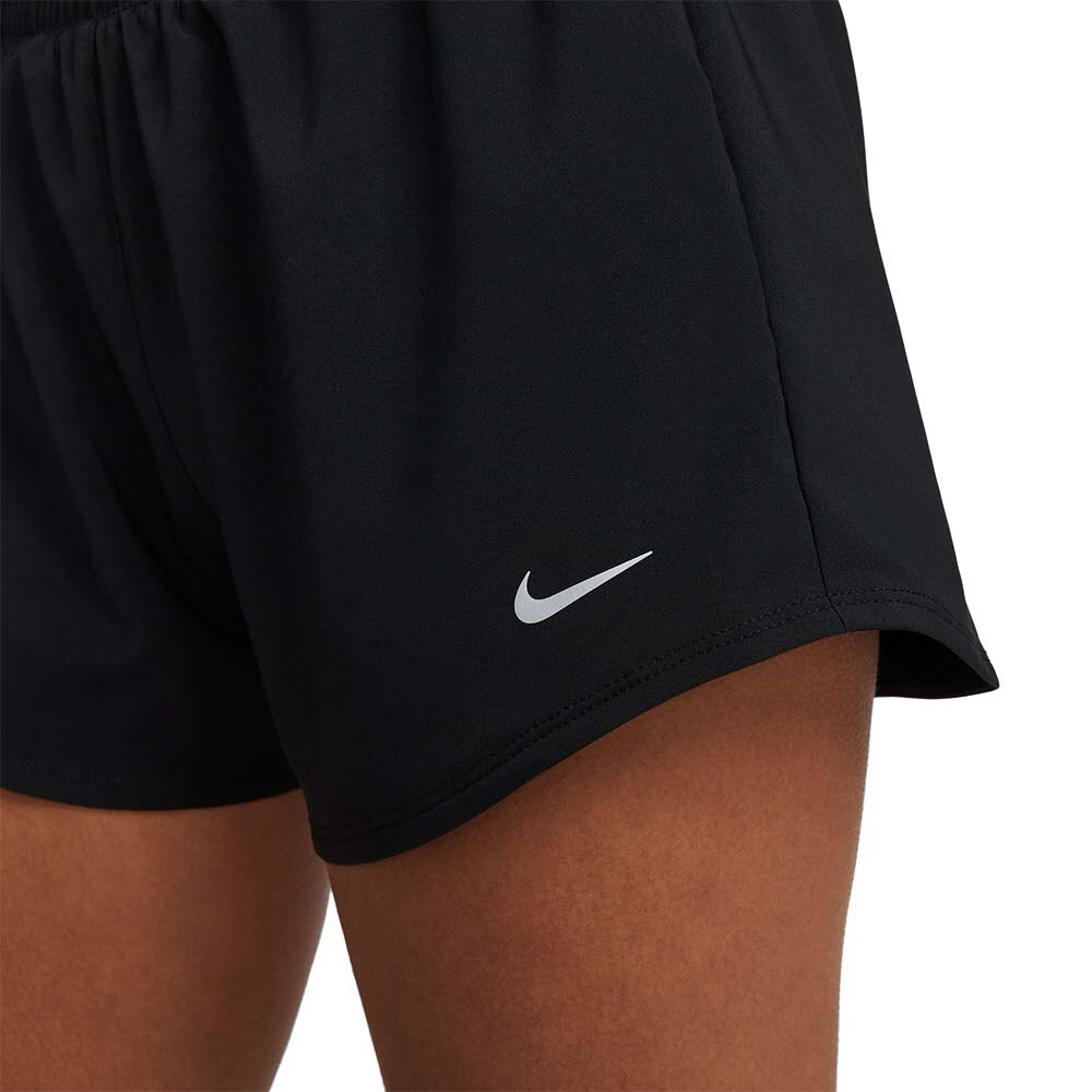 Nike Dri-Fit One Mid-Rise 3'' Løpeshorts Dame Sort