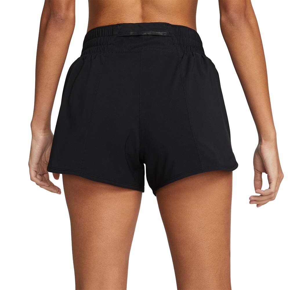 Nike Dri-Fit One Mid-Rise 3'' Løpeshorts Dame Sort