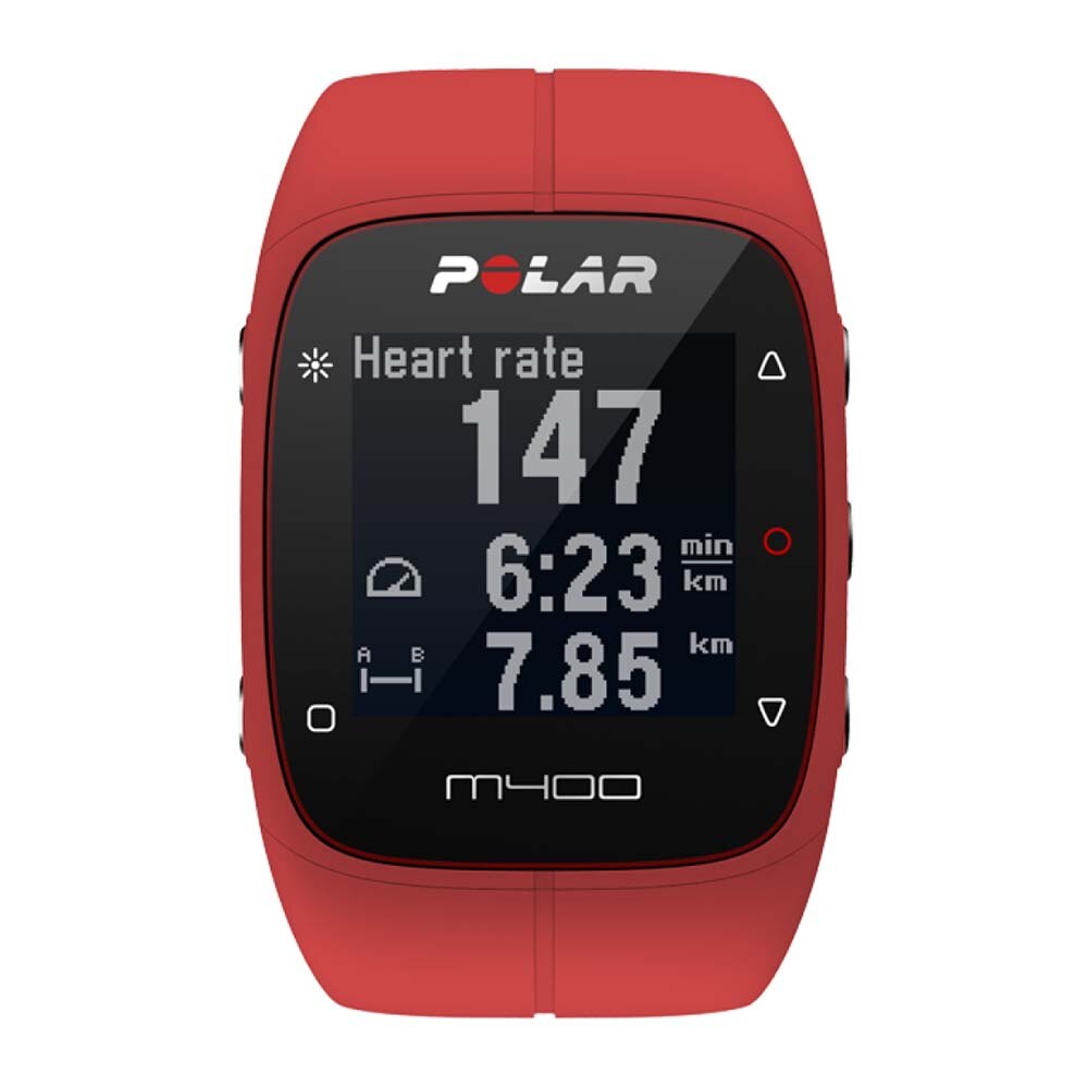 Polar M400 GPS Pulsklokke Rød