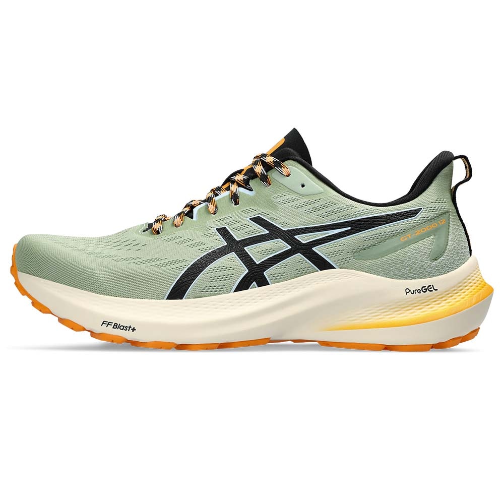 Asics GT-2000 12 TR Joggesko Herre Grønn/Sort/Oransje