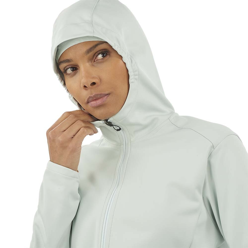 Salomon Gore-Tex SShell Løpejakke Dame Lys Blå