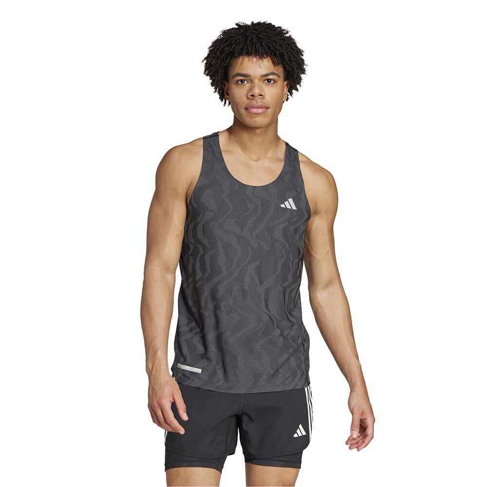 Adidas Ultimate Heat.RDY Engineered Singlet Herre Sort