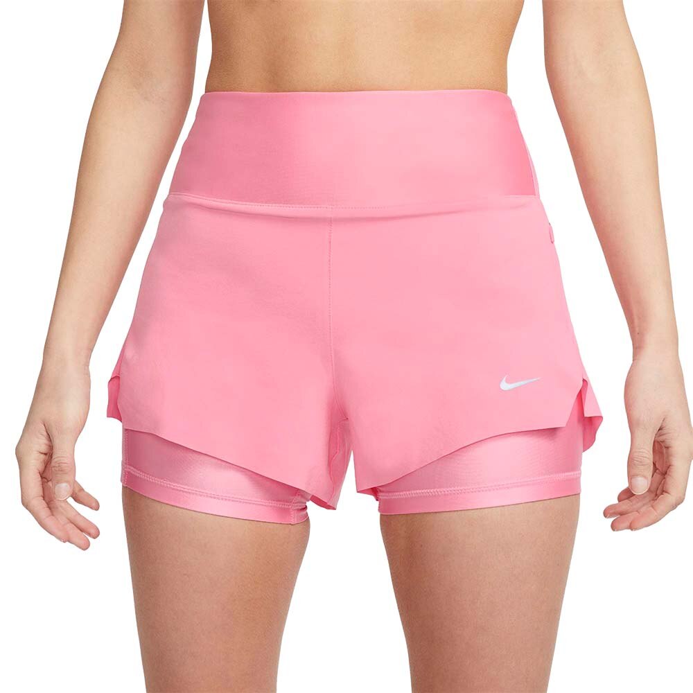 Nike Dri-Fit Swift 2-i-1 Løpeshorts Dame Rosa